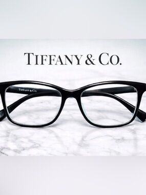 Authentic Tiffany & Co. Black Acetate Eyeglass Frames